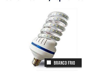 Lâmpada Espiral LED 24W - Branco Frio Bivolt