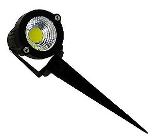 Refletor Espeto de Jardim LED 7W Branco Frio Bivolt