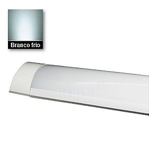 Luminária LED Linear De Sobrepor 18W Branca Fria 60CM - Bivolt