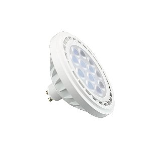 Lâmpada LED AR111 12W c/ Drive Externo - Branco Quente