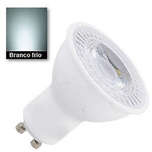 Lâmpada LED 4,5W Dicroica MR16 Branco Frio 6000K GU10