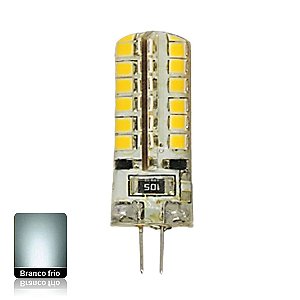 Lâmpada LED Halopin G4 Siliconada 4,5W Branco Frio 220v
