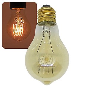 Lâmpada 40W A19 Filamento Carbono Decorativa 127V