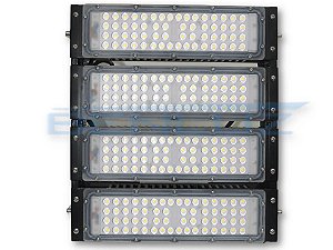 Refletor LED Modular 200W Blindado Branco Frio a Prova D'Água 2 anos de garantia