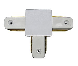 Conector Emenda Para Trilho Eletrificado Tipo T Branco