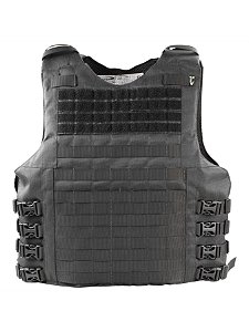 CAPA DE COLETE MODULAR PROTECTION X-FIVE PRETA