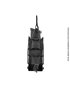 PORTA CARREGADOR RELOAD PISTOL INVICTUS PRETO