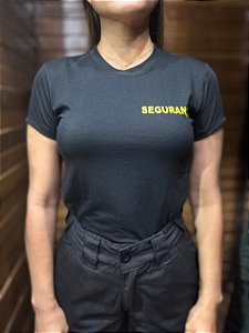 CAMISETA SEGURANÇA FEMININA MANGA CURTA