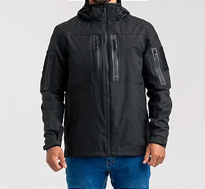JAQUETA TÁTICA INVICTUS RAIN 3.0 PRETA