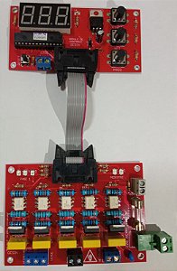 Módulo Controle Semafórico 1 via com 1 pedestre - Alta potência