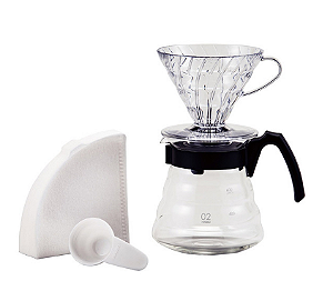 CJ HARIO P/ FILTRAGEM DE CAFE KIT V60 CRAFT