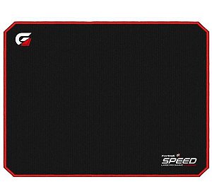 Mousepad Gamer Fortrek 44x35cm Speed Borda Costurada Vermelha - MPG102