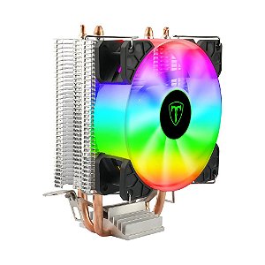 Cooler para Processador T-Dagger Idun M Intel e AMD Rainbow Fan 90mm TDP 80W - T-GC9109 M