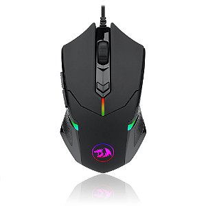 Mouse Gamer Redragon Centrophorus 2 RGB, 7200DPI, com Ajuste de Peso, Preto - M601-RGB