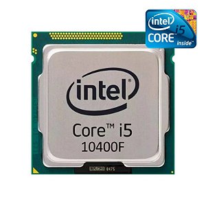 Processador Intel 10º Geração Core i5-10400F 4.3GHz (Sem Vídeo) LGA 1200 6-Cores 12-Threads - OEM