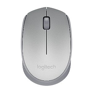 Mouse Sem Fio Logitech M170 Design Ambidestro Prata - 910-005334