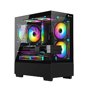 PC Gamer Kyrios Intel Core I3-12100F (RX 580 8GB) 16GB DDR4 3200Mhz SSD 256GB Fonte 500W 80+