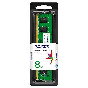 Memória DDR4 Adata 8GB 2666Mhz - AD4U26668G19-SGN