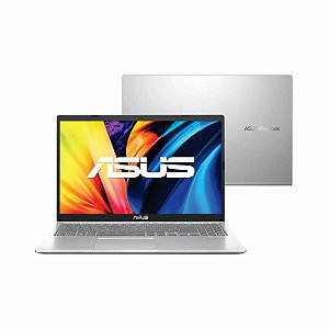 Notebook Asus Vivobook 15 Intel CORE I5-1135G7, 15,6" FHD, 256 GB SSD, 4GB - Windows 11 Home, Prata  - X1500EA-EJ3669W