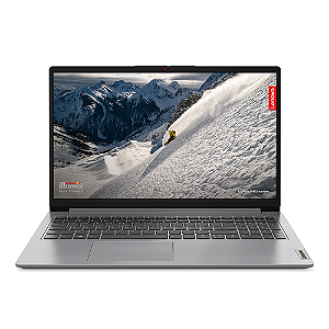Notebook Lenovo Ultrafino Ideapad 1 Ryzen 5-7520U (Radeon 610M), 8GB DDR5, NVMe 256GB, 15,6", Windows 11 - 82X5S00100