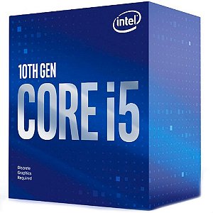 Processador Intel 10º Geração Core i5-10400F 2.9GHz (Sem Vídeo) LGA 1200 6-Cores 12-Threads - BX8070110400F