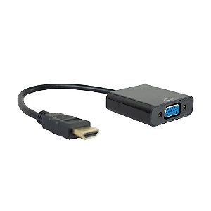 Conversor HDMI para VGA + Áudio P2 EVUS - C-091