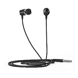Fone de Ouvido HP com Microfone, Preto - DHE-7000