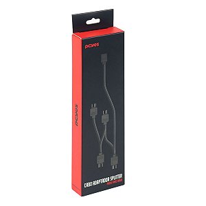 Adaptador Spllitter para Fans ARGB 3 pinos 1 Entrada 4 Saídas PCYES - SPTARGB4PCY