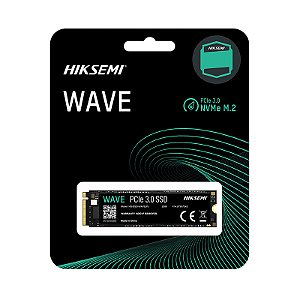 SSD M.2 NVMe 128GB Hiksemi Wave 3D NAND PCIE 3.0 Leitura 1200MB/s e Gravação 950MB/s - HS-SSD-WAVE(P)128G