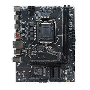 Placa Mãe Intel 10º e 11º Geração Bluecase H470 M.2 NVMe LGA 1200 DDR4 Micro ATX USB 3.0 Lan Giga - BMBH470-G3DGU-M2