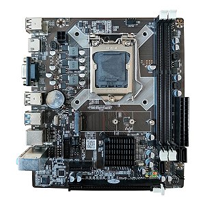 Placa Mãe Intel 4º Geração Bluecase H81 M.2 NVMe LGA 1150 DDR3 M-ATX USB 3.0 Lan Giga - BMBH81-D3HGU-M2