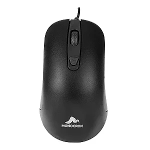 Mouse Monocron USB 1000DPI Ambidestro - MN264-4D