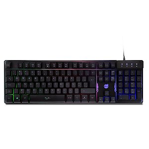 Teclado Gamer Dazz Rapid Fire Revolution Rainbow Anti-Gosthing - 625203