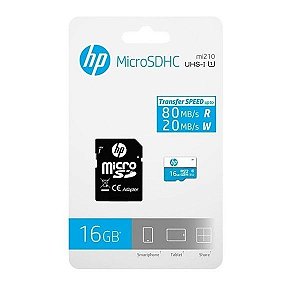 Cartão de Memória HP 16 GB Micro SD - HFUD016-1U1BA
