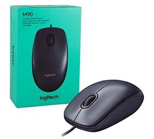 Mouse USB M90 1000 DPI preto Logitech