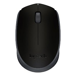 Mouse Sem Fio Logitech M170 Design Ambidestro Preto - 910-004940