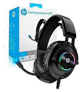 Headset Gamer HP H360 RGB P2 - 9AJ68AA