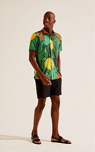Camisa Manga Curta Floresta