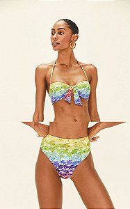 Biquíni Hot Pants Coqueiro Tie Dye