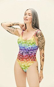 Maiô Alça Coqueiro Tie Dye