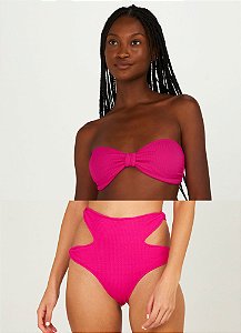 Biquíni Hot Pants Luar Pink
