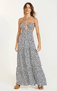 Vestido Suri Leopardo Branco