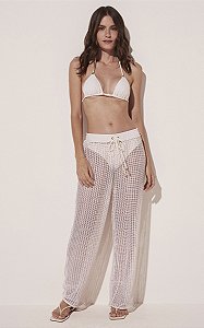 Calça Pantalona Sardenha Off White
