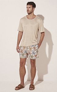 Short Casual Coqueiro Zig Zag