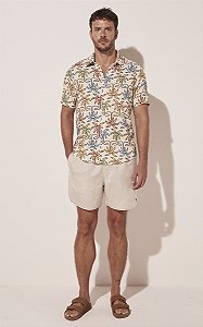 Camisa Manga Curta Coqueiro Zig Zag