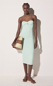 Vestido Midi Lagoa Verde