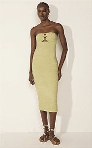 Vestido Midi Abrolhos Verde
