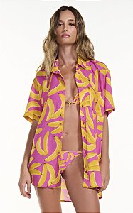 Camisa Edu Pink Bananas