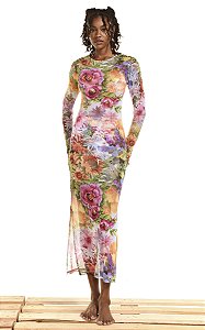 Vestido Jack Jardim Aquarela