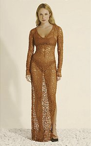 Vestido Alexia Conhaque